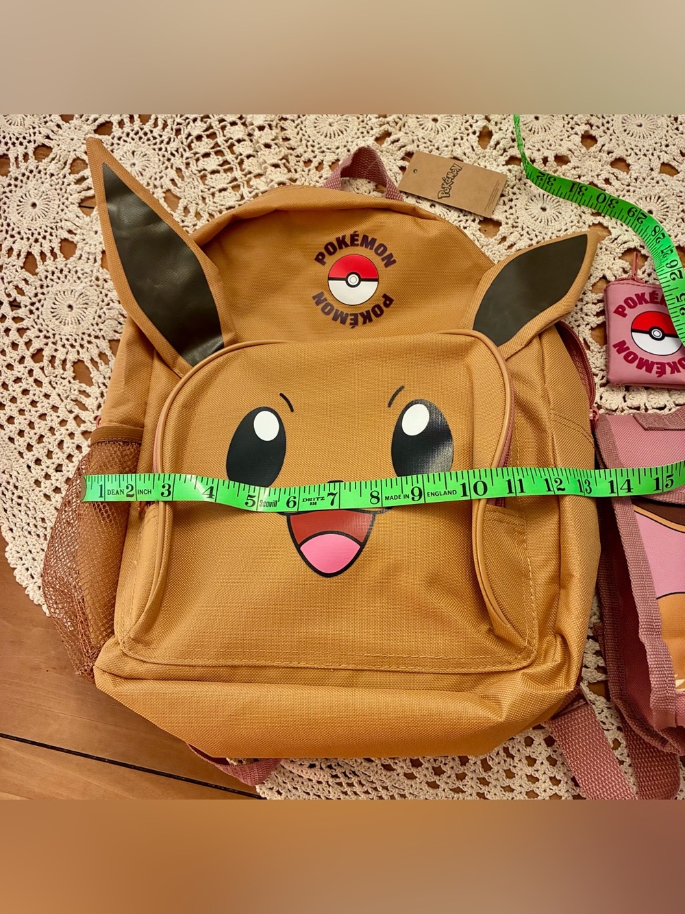 NWT Pokemon Eevee Kids Backpack Set - Backpack, Lunchbox & Pencil Pouch - Picture 9 of 9